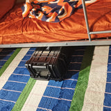 Lit superposé 2 places et 2 étages en métal argenté avec échelle 90x190cm (matelas non inclus) - TWIN