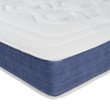 Memory foam mattress 160x200x22cm, in 3D fabric, memory technology and supersoft foam - SATURNE