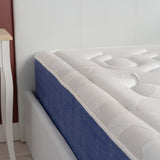 Matelas à mémoire de forme 90x190x22cm, en tissu 3D, technologie mémoire de forme et mousse supersoft - SATURNE