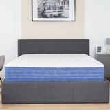 Memory foam mattress 160x200x22cm, in 3D fabric, memory technology and supersoft foam - SATURNE