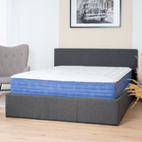 Memory foam mattress 160x200x22cm, in 3D fabric, memory technology and supersoft foam - SATURNE