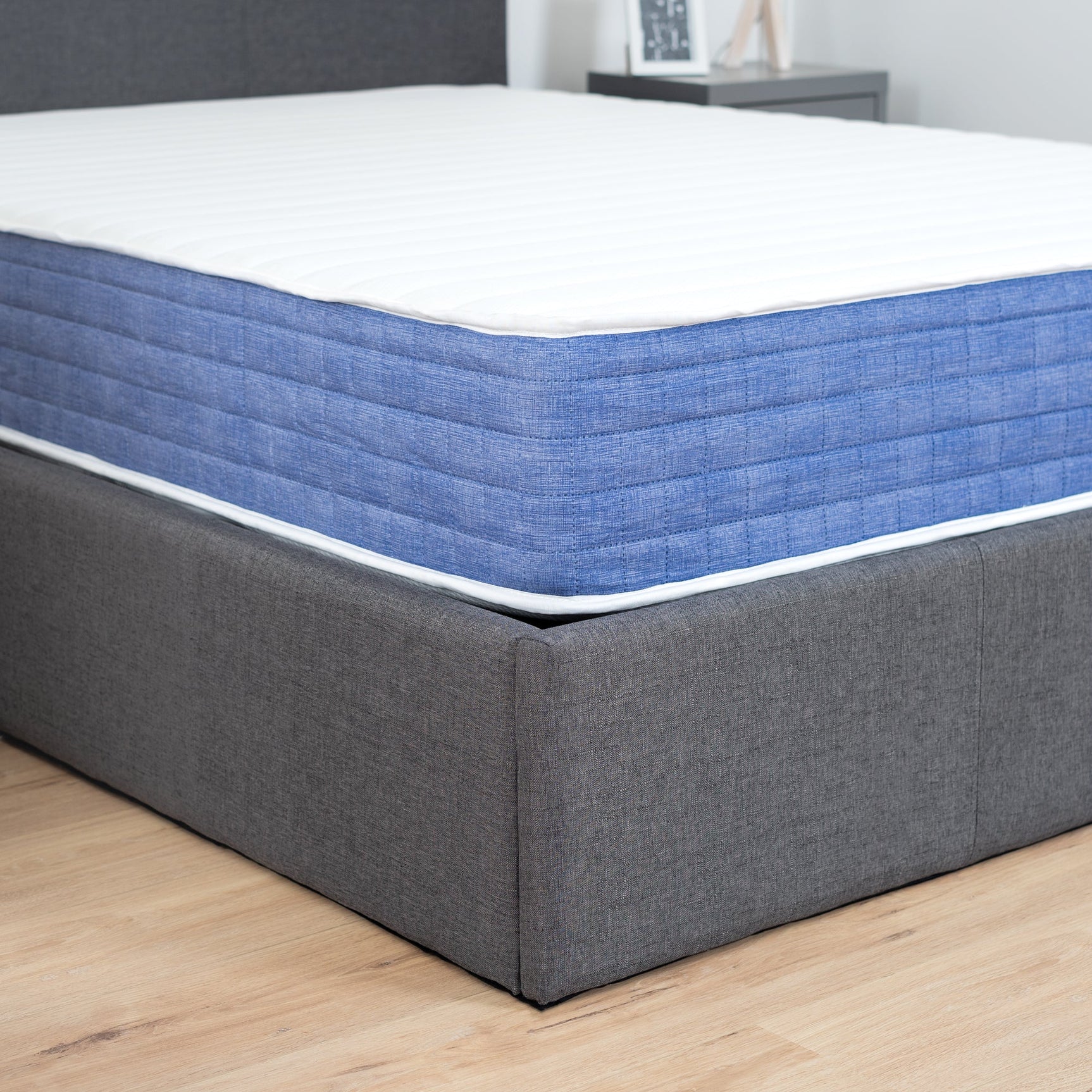 Memory foam mattress 160x200x22cm, in 3D fabric, memory technology and supersoft foam - SATURNE