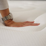 Memory foam mattress 160x200x22cm, in 3D fabric, memory technology and supersoft foam - SATURNE