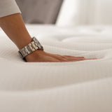 Memory foam mattress 160x200x22cm, in 3D fabric, memory technology and supersoft foam - SATURNE