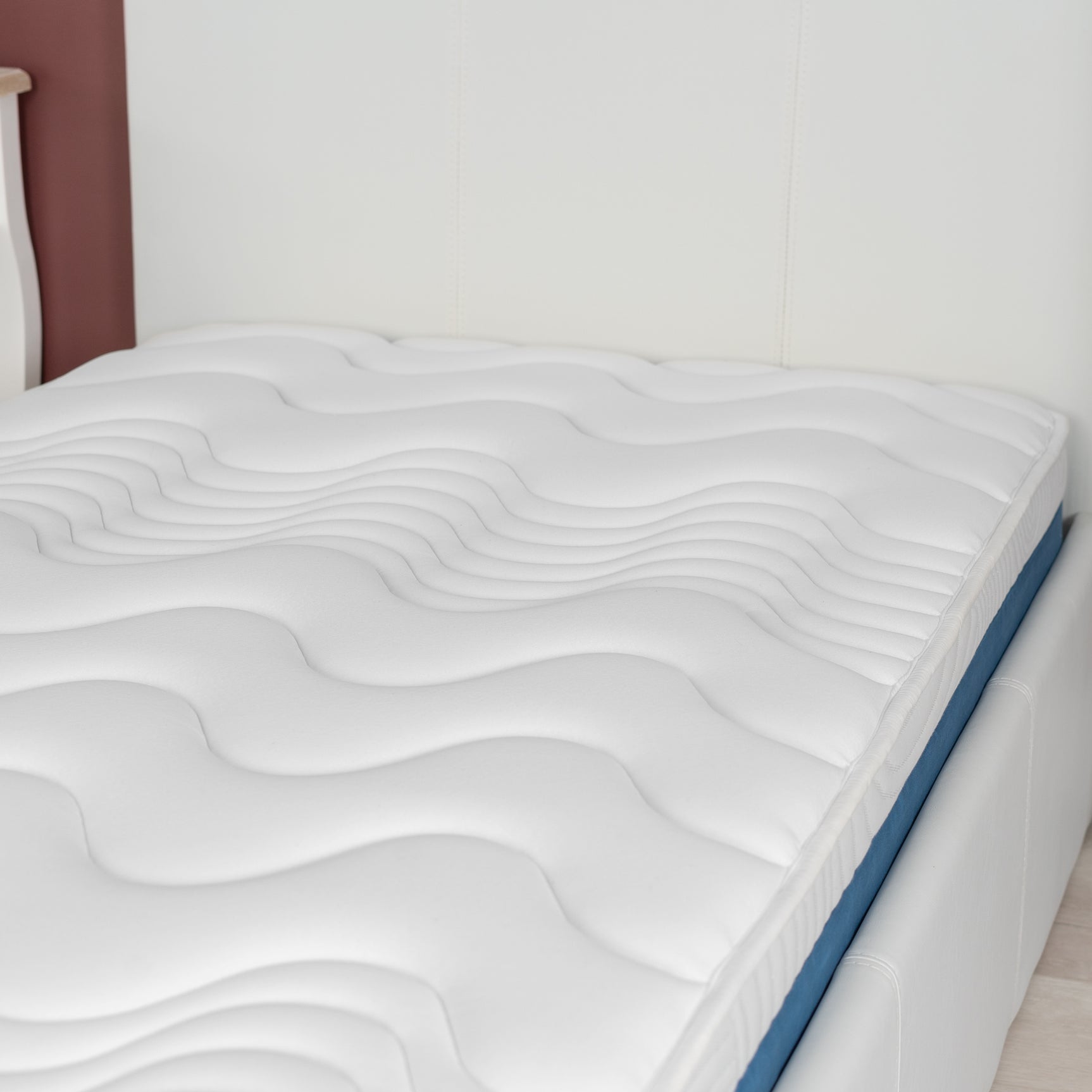 Memory foam mattress 90x190x17cm, in 3D fabric, memory technology and supersoft foam - URANUS