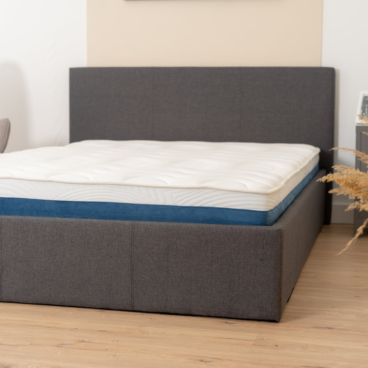 Memory foam mattress 140x190x17cm, in 3D fabric, memory technology and supersoft foam - URANUS