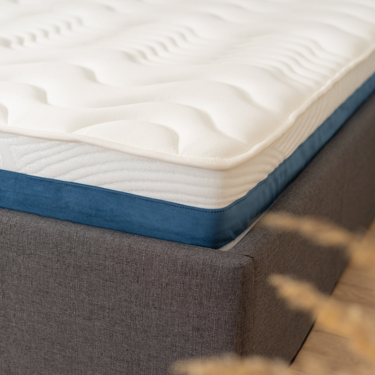 Memory foam mattress 140x190x17cm, in 3D fabric, memory technology and supersoft foam - URANUS