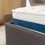 Memory foam mattress 140x190x17cm, in 3D fabric, memory technology and supersoft foam - URANUS