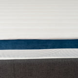 Memory foam mattress 140x190x17cm, in 3D fabric, memory technology and supersoft foam - URANUS