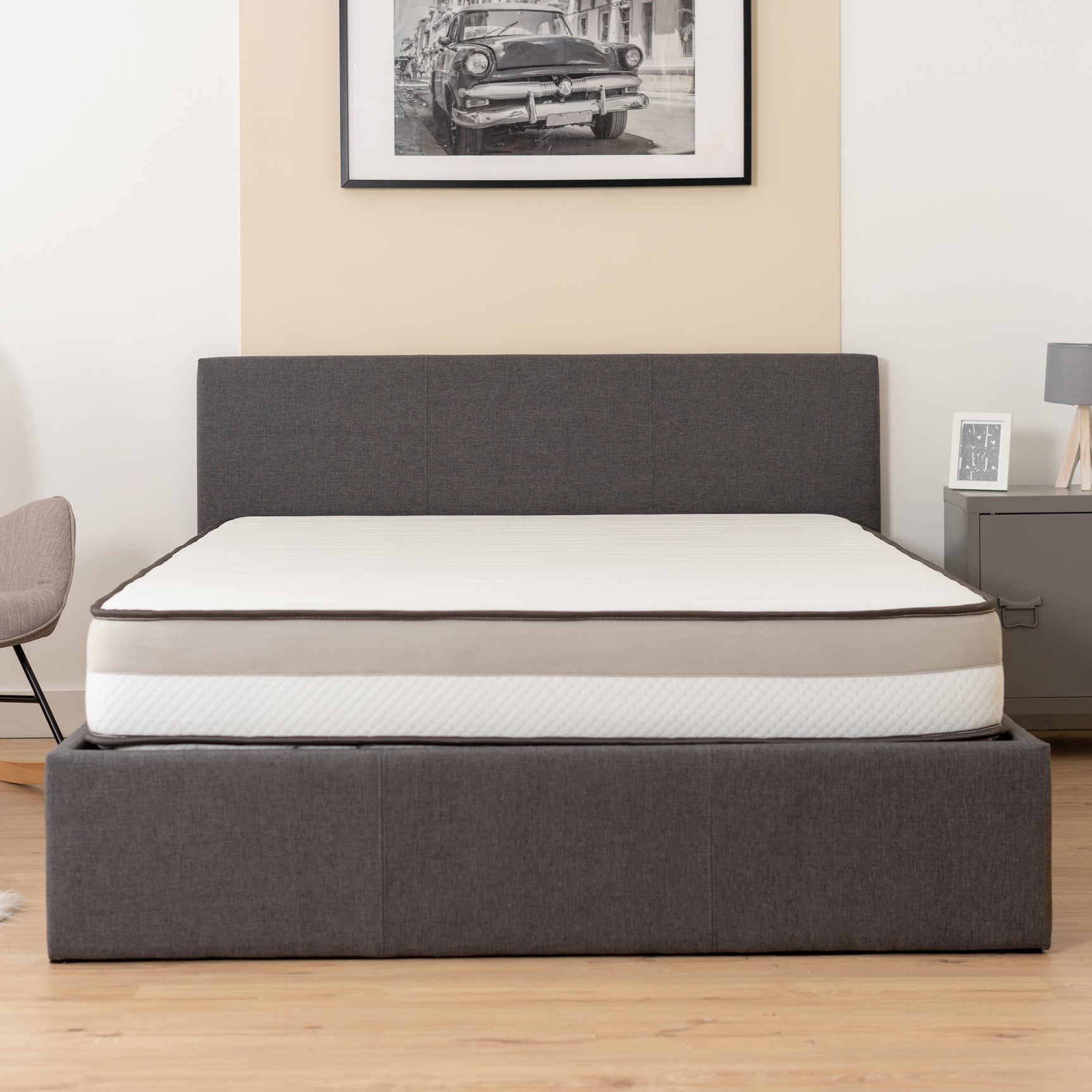 Memory foam mattress 140x190x25cm, in 3D fabric, memory technology and supersoft foam - MERCURE EXTRASOFT