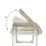 Bed table/PC computer support with feet - MAMIE BEECH WHITE DD