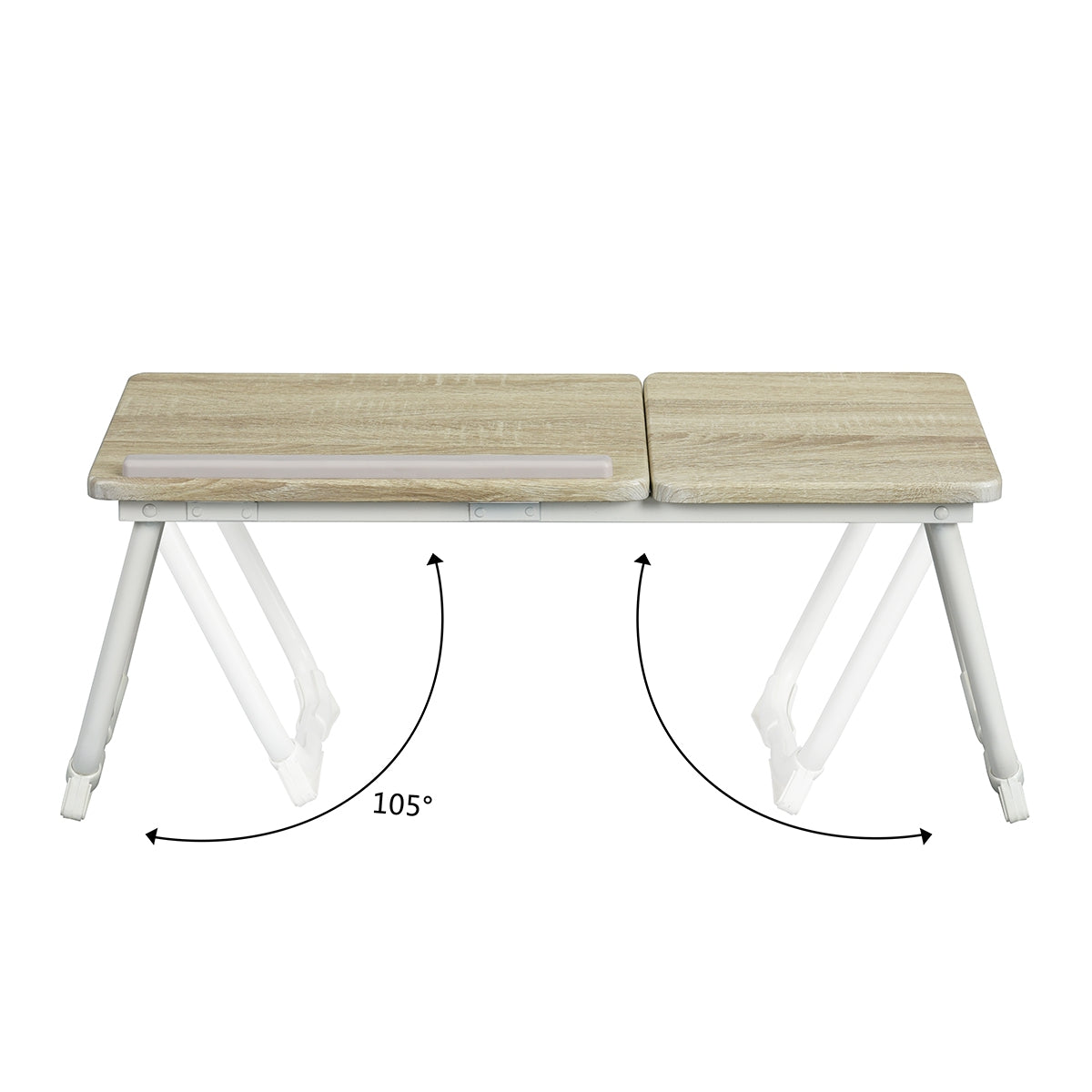 Table de lit/Support ordinateur pc avec pieds - MAMIE BEECH WHITE DD