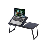 Bed table/PC computer support with feet - MAMIE BLACK WOOD