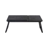 Table de lit/Support ordinateur pc avec pieds - MAMIE BLACK WOOD