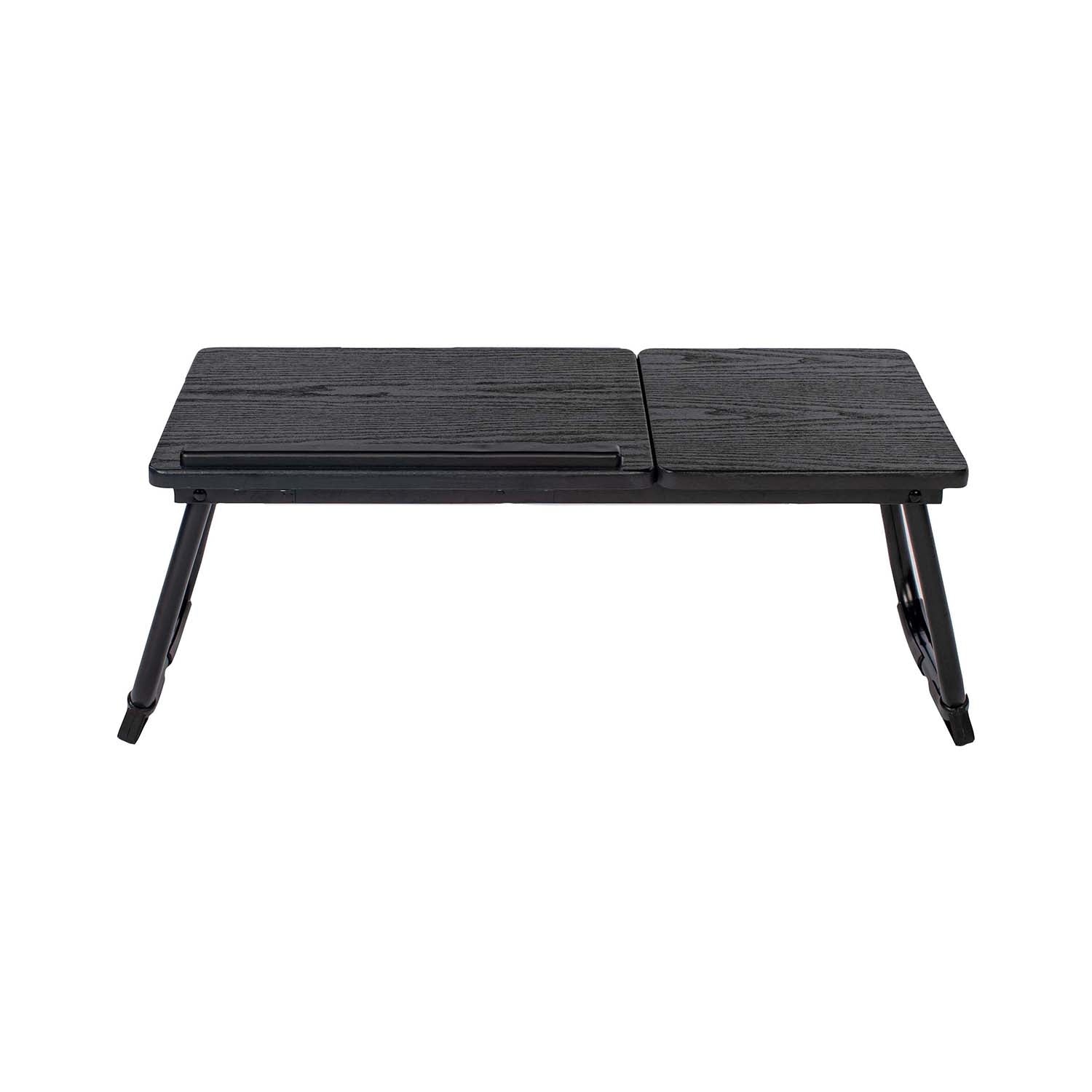 Mesa de noche/soporte ordenador PC con pies - MAMIE BLACK WOOD